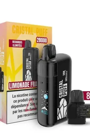 Cristal Puff 28K Limonade Framboise - Cristal Puff Usine Directe