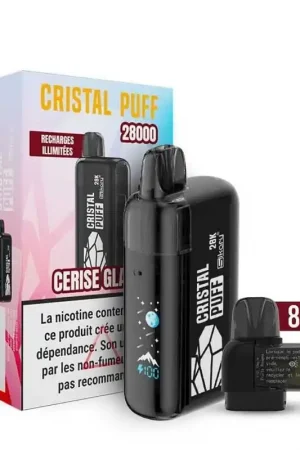 Nouveauté Cristal Puff 28K Cerise Glacée - Cristal Puff