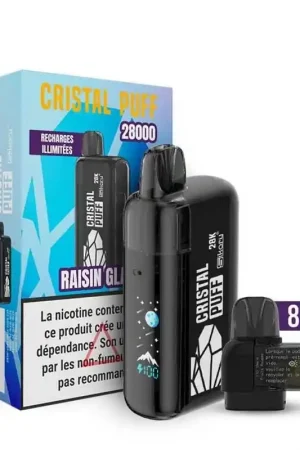 Prix Cassé Cristal Puff 28K Raisin Glacé - Cristal Puff