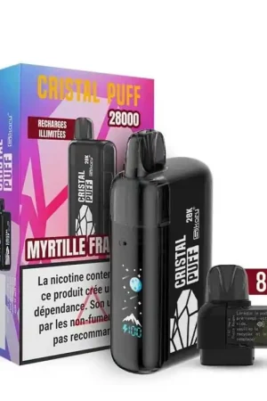Cristal Puff 28K Myrtille Framboise - Cristal Puff Promotion Saisonnière