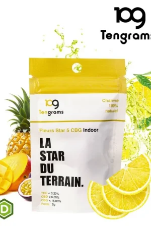 Quantité Limitée FLEURS DE CBG CBD TENGRAMS CBG STAR 5 2G