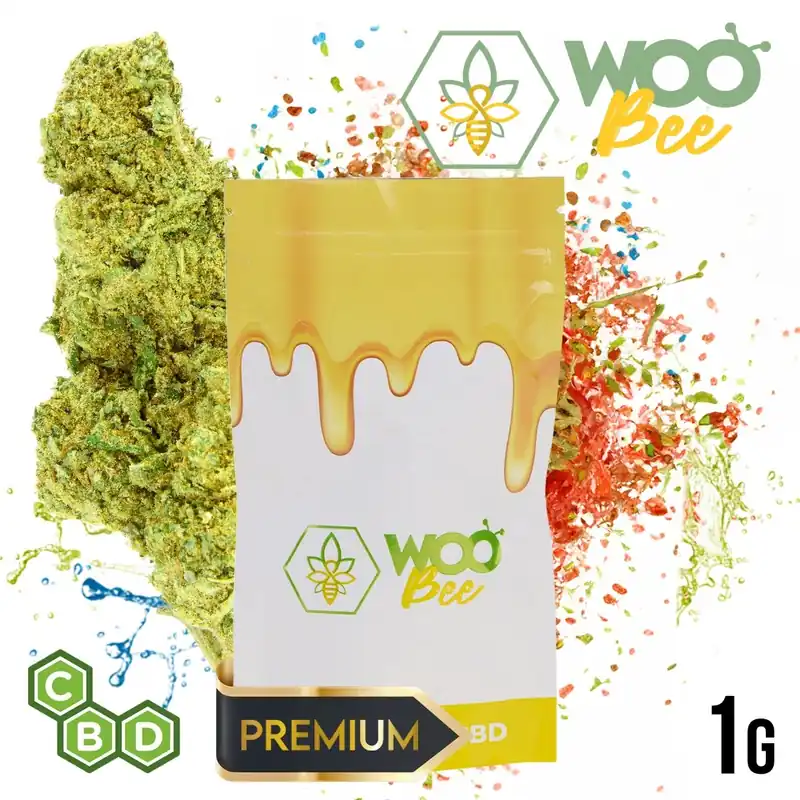 Achat Immédiat FLEUR DE CBD WOOBEE SILVER HAZE PREMIUM INDOOR 1G