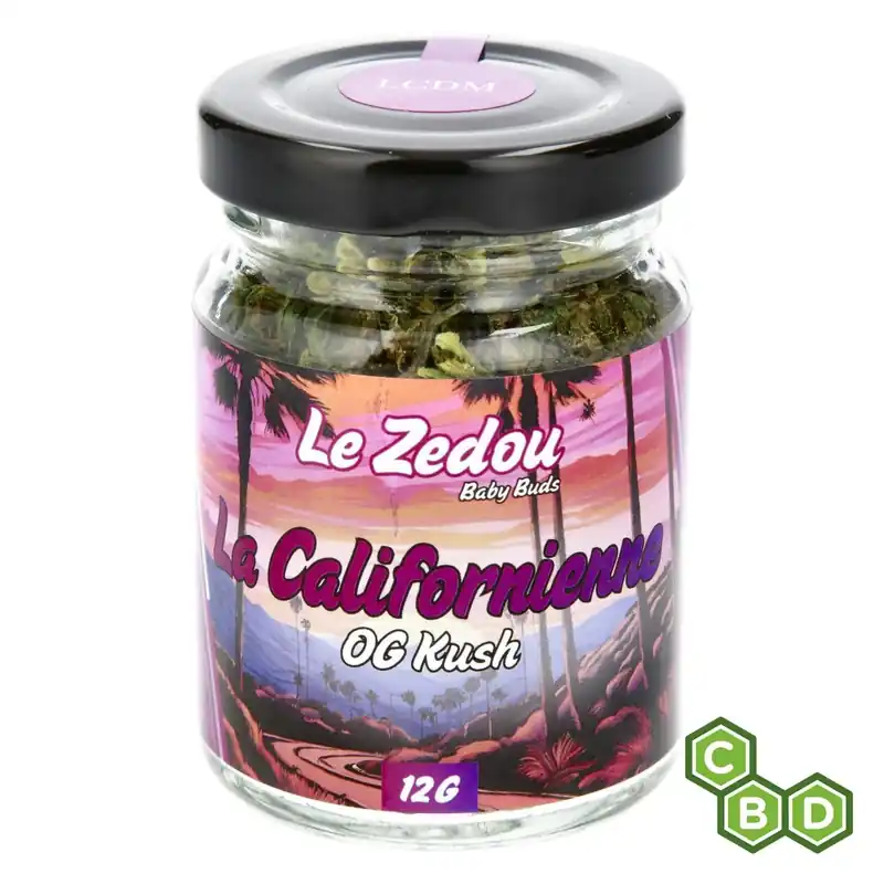 FLEURS DE CBD LE ZEDOU LA CALIFORNIENNE OG KUSH 12G Commander Maintenant