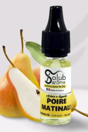 Arôme Solubarome Poire Matinale pour e liquide Satisfait Ou Remboursé