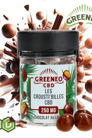 Meilleure Vente CROUSTIBILLES CBD GREENEO 250MG