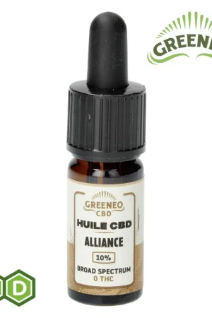 HUILE DE CBD GREENEO ALLIANCE BROAD SPECTRUM Meilleur Choix