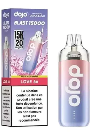 Puff Dojo Blast 15K Love66 - Vaporesso Vente Flash