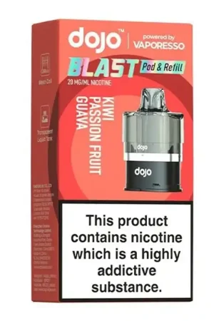Recharge Dojo Blast 6000 Kiwi Passion Fruit Guava - Vaporesso Marque
