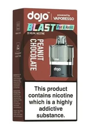 Recharge Dojo Blast 6000 Peanut Chocolate - Vaporesso Affaire À Saisir