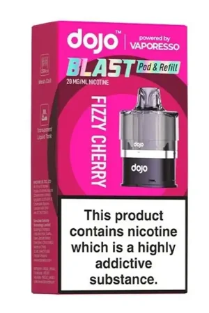Authentique Recharge Dojo Blast 6000 Fizzy Cherry - Vaporesso