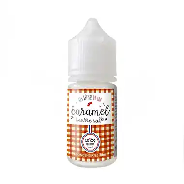 Authentique Arôme Caramel Beurre Salé 30ml - Le Coq Qui Vape
