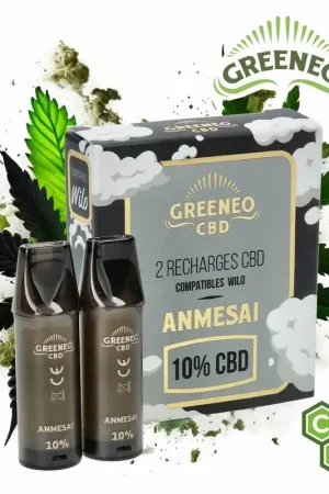 RECHARGES CBD POUR GREENEO X WILO ANMESAI PAR 2 Populaire