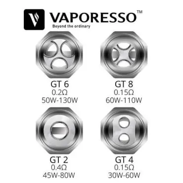 Pas Cher 3 Résistances GT Core Vaporesso