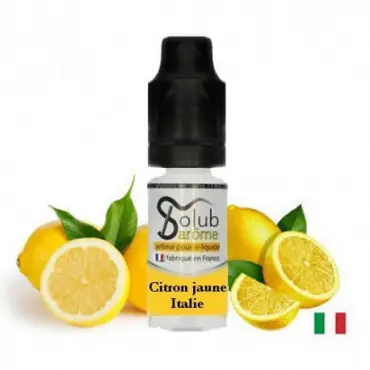Arôme Citron J'aune d'Italie Solubarome﻿ 10ml Marque