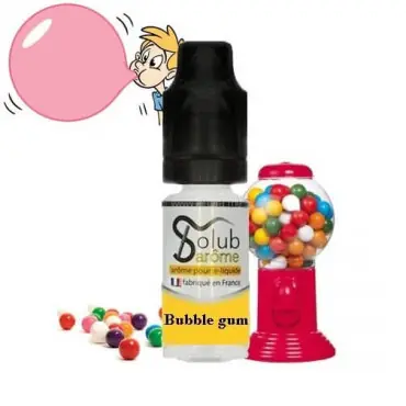 Arôme Bubble Gum Solubarome﻿ 10ml Vente Directe