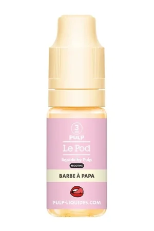 Barbe à Papa Nic Base 10 ml - Le Pod Liquide - Pulp Soldes