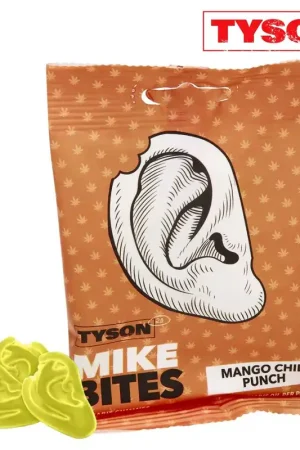 Paiement Sécurisé GUMMIES TYSON 2.0 MIKE BITES CANNABIS MANGO CHILI PUNCH 1500MG