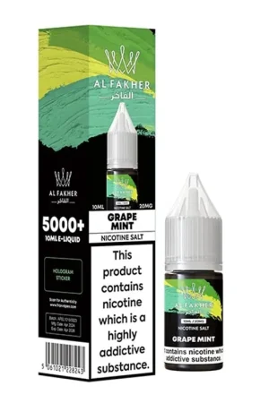 Grape Mint Nic Salt 10 ml - Al Fakher Promotion Saisonnière