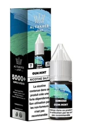 Gum Mint Nic Salt 10 ml - Al Fakher Produit De Marque