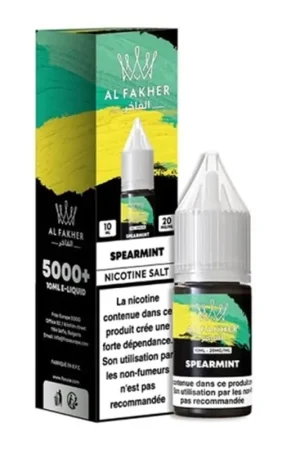 Spearmint Nic Salt 10 ml - Al Fakher Quantité Limitée