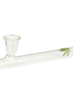 Acheter En Ligne PIPE EN VERRE STRAIGHT LEAF