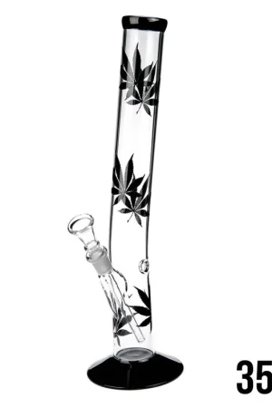BANG EN VERRE MULTI LEAF HANGOVER BLACK Vente Flash