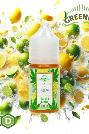 Livraison Gratuite E-LIQUIDE CBD GREENEO LA PETITE LIMO 30ML