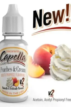 Vente Directe Arôme Peaches and Cream v2 Flavor 10 ml - Capella