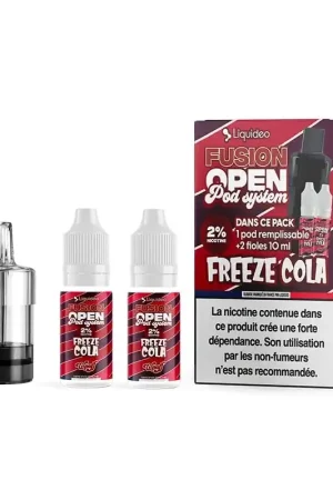 Cartouche Freeze Cola 30K Wpuff Fusion Open Pod System - Liquideo Dernier Modèle