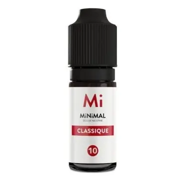 E-liquide Classique Minimal 10ml Bon Marché
