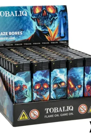 Remise BRIQUET CHALUMEAU TOBALIQ BLAZE BONES X50