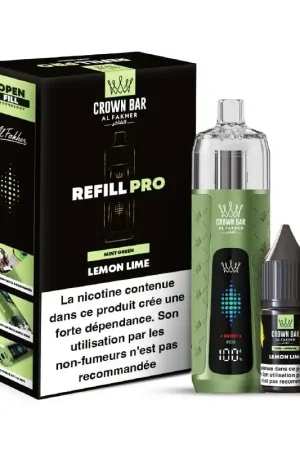 Puff Crown Bar Refill Pro Lemon Lime - Al Fakher Authentique