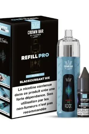Puff Crown Bar Refill Pro Blackcurrant Ice - Al Fakher Meilleur Prix