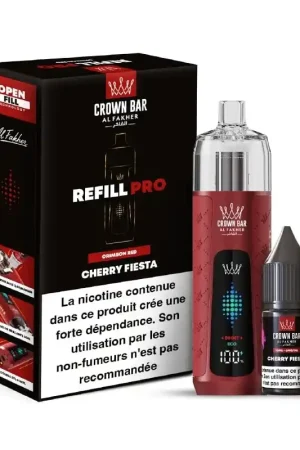 Puff Crown Bar Refill Pro Cherry Fiesta - Al Fakher Commander Vite
