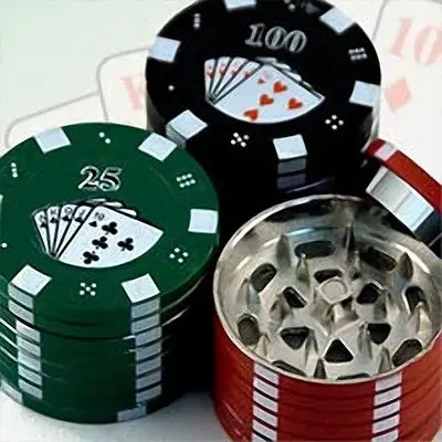 GRINDER VEGAS POKER 40mm Satisfait Ou Remboursé