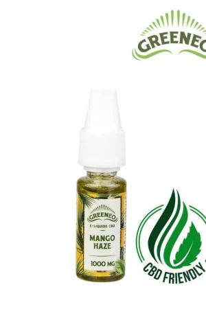 E-LIQUIDE CBD GREENEO BROAD SPECTRUM MANGO HAZE Offre Limitée