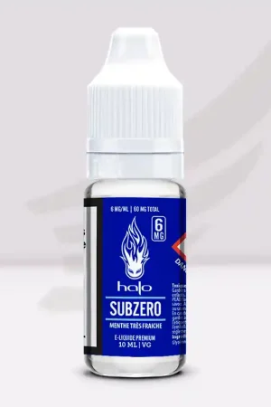 Halo SubZero High VG menthe glaciale Satisfait Ou Remboursé
