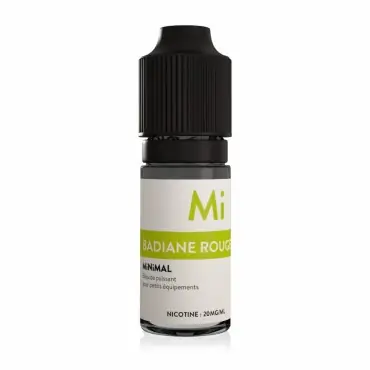 Livraison Express E-liquide Badiane Rouge Minimal 10ml