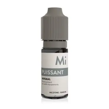 E-liquide Puissant Minimal 10ml Satisfait Ou Remboursé