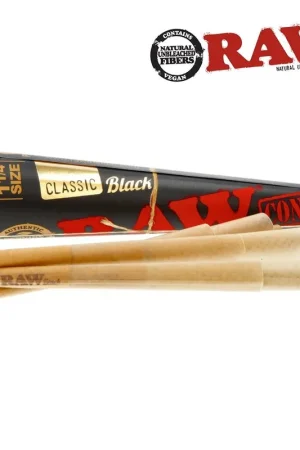 Top Vente CONE RAW BLACK 8CM PAR 6