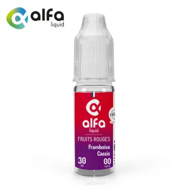 E-liquide Framboise Cassis Alfaliquid 10ml Nouvelle Collection