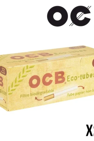 TUBE A CIGARETTE OCB 250 NON BLANCHIS Prix Réduit