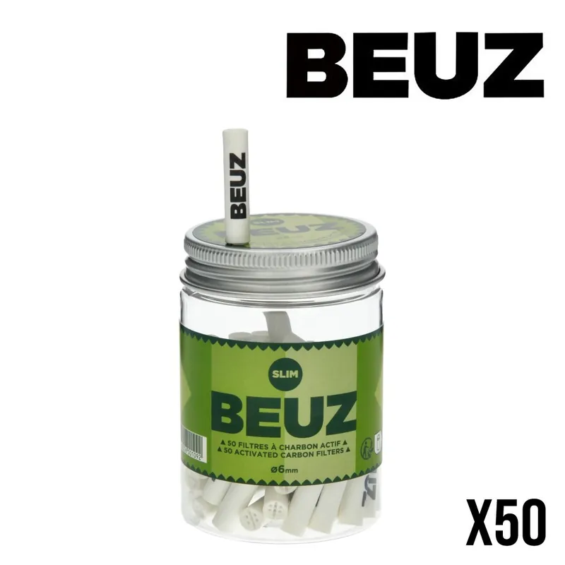 FILTRES CHARBON ACTIF SLIM 6MM BEUZ PAR 50 Acheter Direct