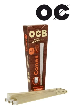 CONES OCB NON BLANCHI PAR 3 Quantité Limitée