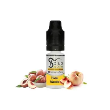 Arôme Pêche Blanche Solubarome 10ml Commander Vite