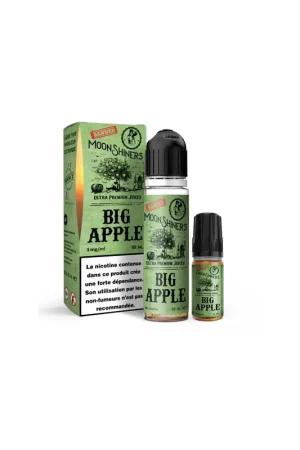 Big Apple 60 ml (Pack liquide et booster) - Moon Shiners Retour Gratuit