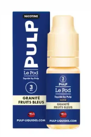 Granité Fruits Bleus Le Pod Liquide Pulp 10ml Offre Limitée