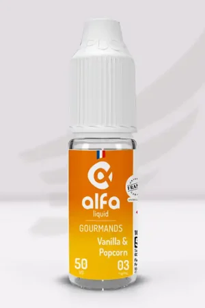 Vanilla & Pop Corn  - Alfaliquid Petit Prix