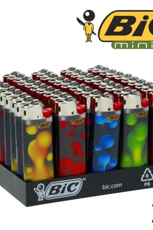 Solde BRIQUET BIC MINI NEON LAVA X50