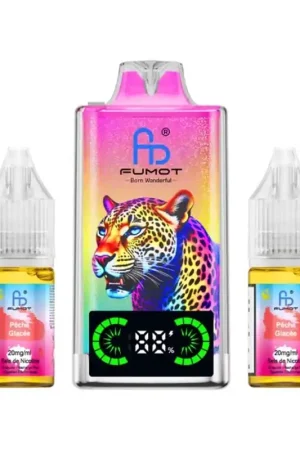 Achat Immédiat Puff Leopard 40K Summer Peach Ice - Fumot